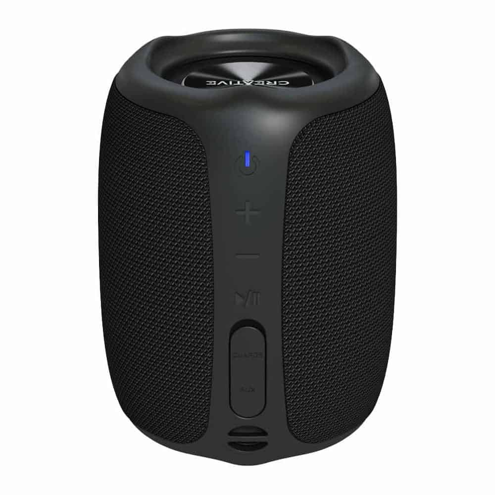 Creative MUVO Play Portable Waterproof Speaker with Google/Siri Assistant Black